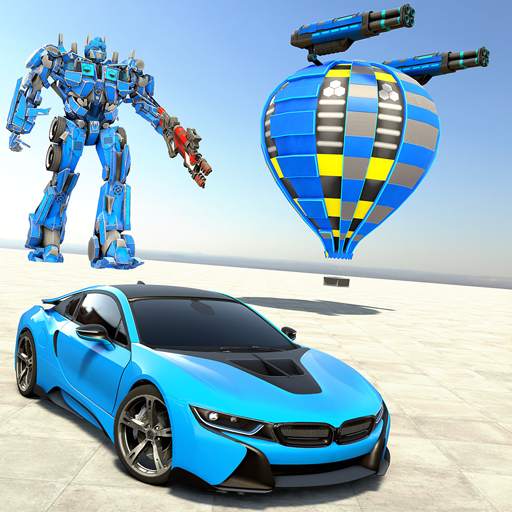 Hot Air Balloon Robot Car Transform Robot Games 0.4