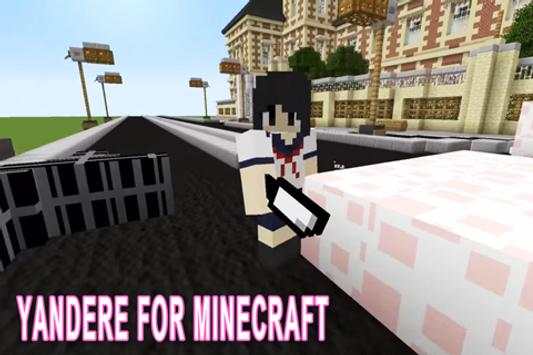 Yandere MOD for Minecraft PE screenshot 1