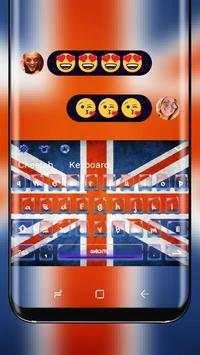 UK FLag Keyboard Theme screenshot 1