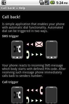 Call back! 3 تصوير الشاشة