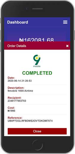 Mobile VTU - Airtime & Data Recharge screenshot 4
