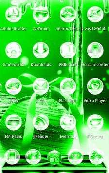 NEXT LAUNCHER 3D GreenNY THEME screenshot 2