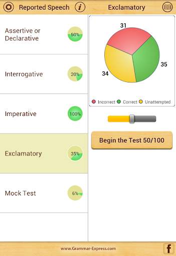 Grammar : Reported Speech Lite screenshot 9