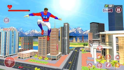 Super-Hero Flying Simulator 3D screenshot 7