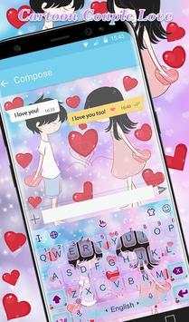 Cartoon Couple Love screenshot 2
