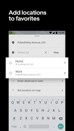 Uber BY — order taxis screenshot 5