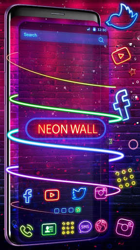 Neon Night Bar Themes HD Wallpapers screenshot 1
