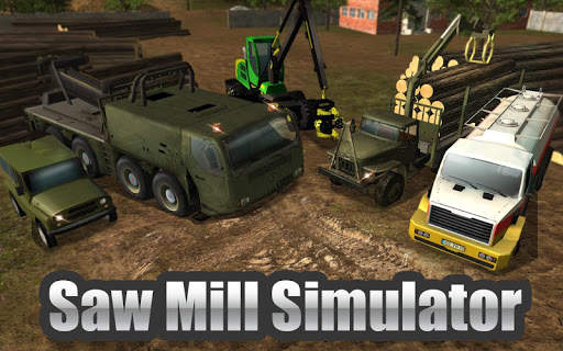 🌲⚙️ Sawmill 🚚 Truck Driver Simulator 3D screenshot 1