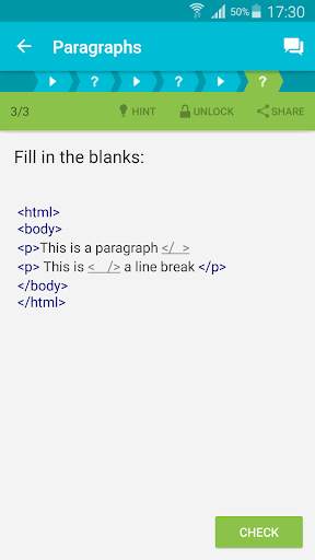 Learn HTML screenshot 3