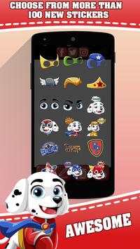 marshall Pawsome Patrulla cámara: pegatina y emoji screenshot 3