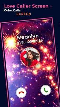 Love Caller Screen - Color Caller Screen скриншот 1