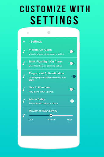 Don't touch my mobile: Anti-Theft Motion Alarm screenshot 7