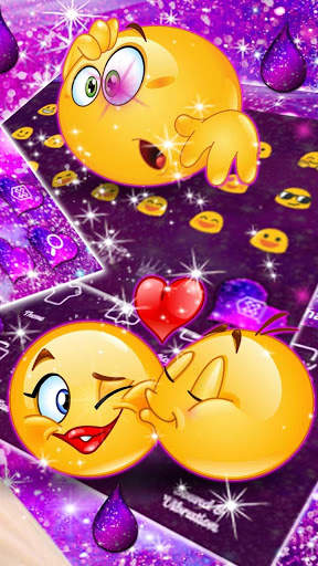 Galaxy Drop Heart Keyboard screenshot 3