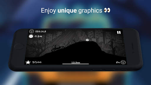 Hill Racing 2D: Night Climb screenshot 2