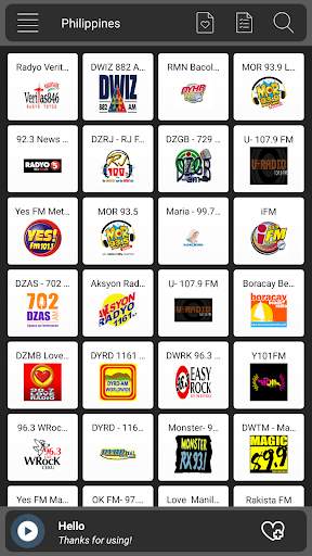 Philippines Radio - Philippines FM AM Online screenshot 1