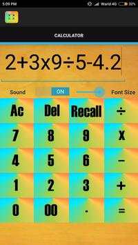 calculadora de la mesa screenshot 1