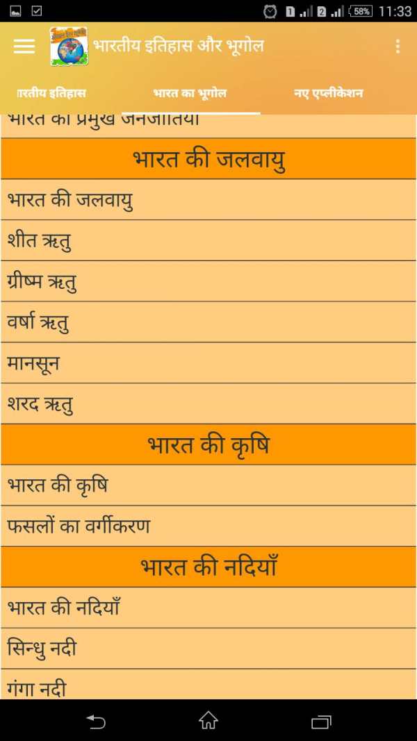 भारतीय इतिहास और भूगोल हिंदीमे screenshot 6