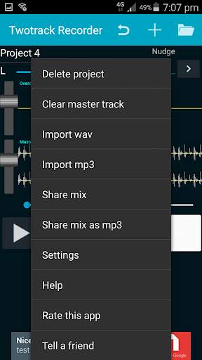 Twotrack studio recorder screenshot 3
