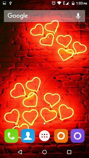 Cute Heart Wallpapers 1 تصوير الشاشة