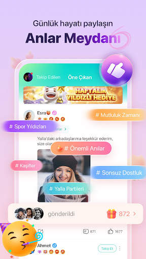 Yalla - Sesli Sohbet Odaları screenshot 5