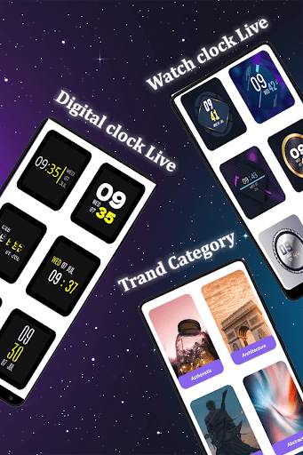 Smart clock live wallpaper screenshot 2