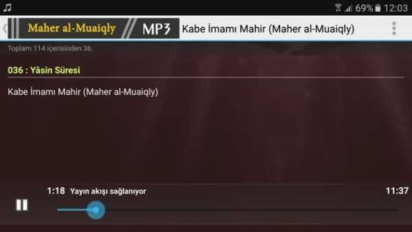 Kabe İmamı Mahir kuranı kerim screenshot 7