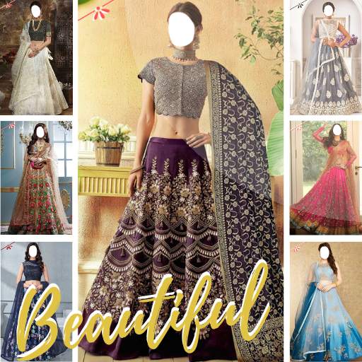 Lehenga Choli Photo Editor New screenshot 6