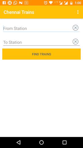 Chennai Local Train Suburban TimeTable Offline screenshot 1