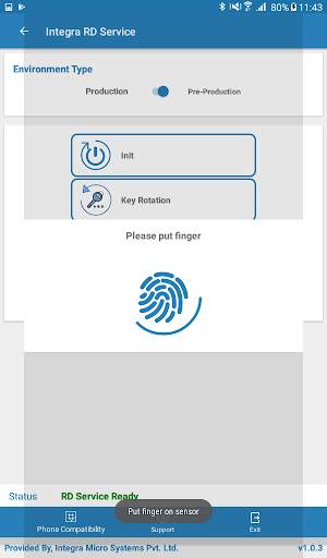 Integra RD Service screenshot 3