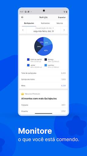 MyFitnessPal: Dieta e treino screenshot 5