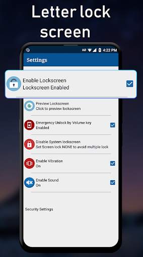 Letter Lock Screen : Gesture Lock Screen screenshot 1