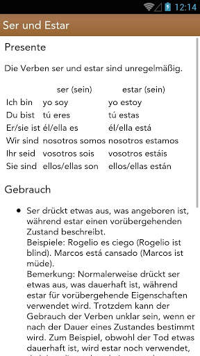 Spanischunterricht Demo screenshot 3