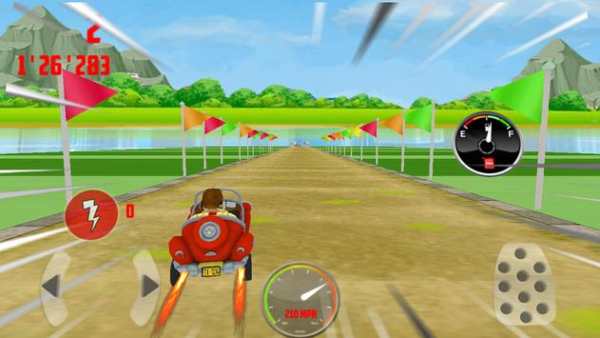 Bheem Car Racing Challenge 4 تصوير الشاشة