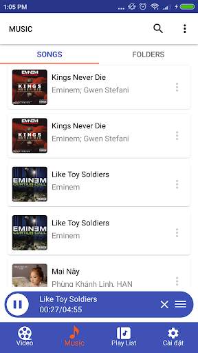 Music Player: MP3 Player, Video Player All Format screenshot 1