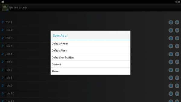 Ibis Bird Sounds Ringtones screenshot 4