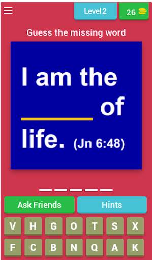 Bible Verse Quiz (Bible Game) screenshot 2