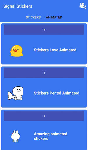 Signal Stickers & Animated screenshot 8