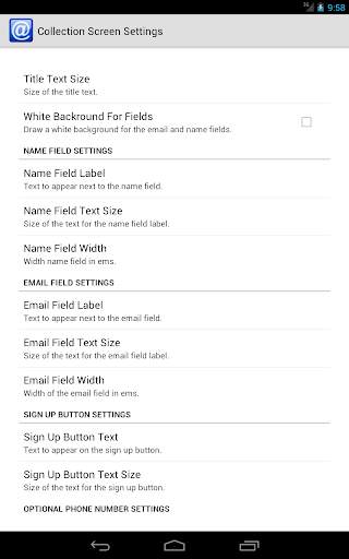 Email Sign Up screenshot 11