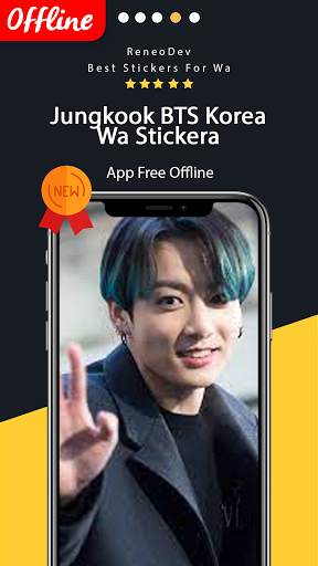 Jungkook BTS Wa Sticker screenshot 1