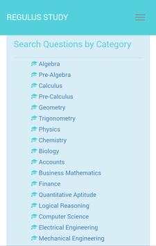 Question and Answer,  Homework Help -Regulus Study скриншот 3