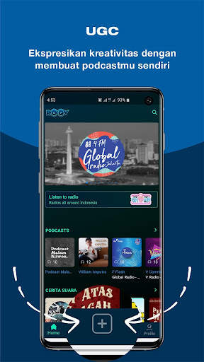 ROOV - Radio Indonesia,Podcast,RadioPlay,Spiritual screenshot 1
