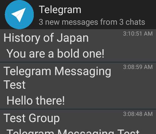 Unofficial Telegram Widget 3 تصوير الشاشة