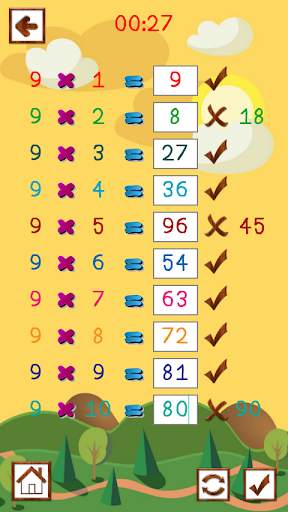 Math Table 7 تصوير الشاشة