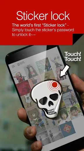 Sticker Lock - Lock and unlock with sticker touch screenshot 2