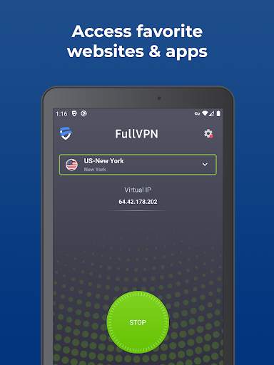 FullVPN - Fast, Secure & Unlimited VPN WiFi Proxy screenshot 8
