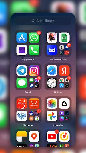 iOS Launcher EK screenshot 2