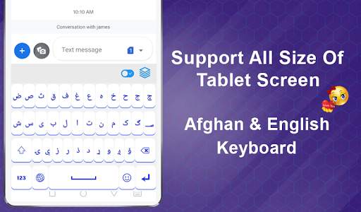 Afghan Flag Keyboard free English Pashto Keyboard screenshot 4