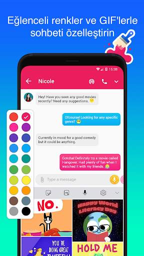 Mint Messenger - Chat And Sms screenshot 6