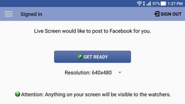Live Screen for Facebook screenshot 3