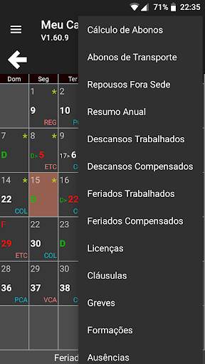 Meu Calendário CP screenshot 3